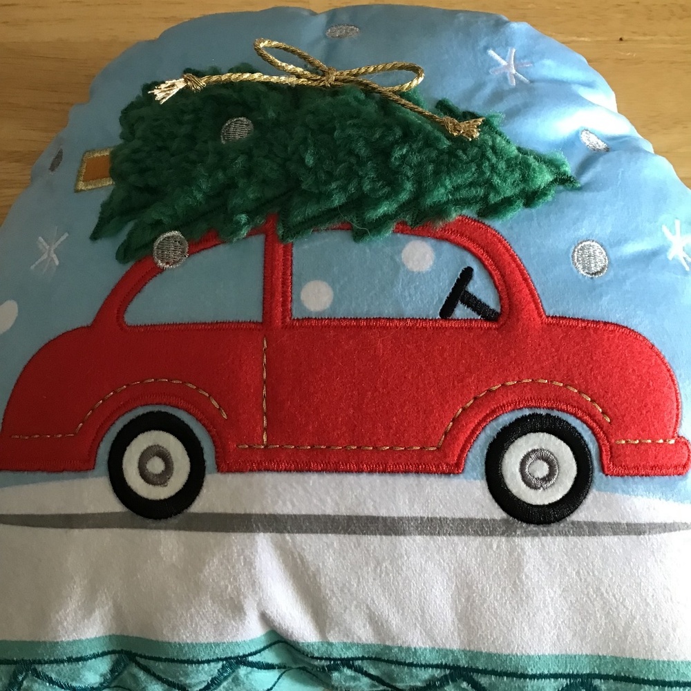 Snow Globe Christmas Novelty Throw Pillow - Wondershop